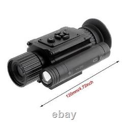 1-4X Zoom IR 850nm Night Vision Monocular Rifle Scope Sights Telescope Hunting