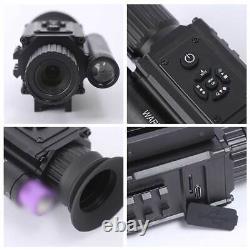 1-4X Zoom IR 850nm Night Vision Monocular Rifle Scope Sights Telescope Hunting