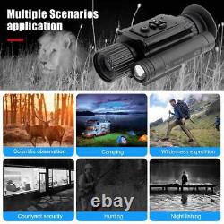 1-4X Zoom IR 850nm Night Vision Monocular Rifle Scope Sights Telescope Hunting