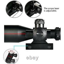 2.5-10X40 Rifle Scope with Red Laser & Holographic Green-Red Dot Sight & Mount