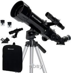 21035-ADS Travel Scope 70 Refractor Telescope Kit with Backpack, Black Amazon E