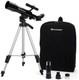 21035 Travel Scope 70 Portable Refractor Telescope Kit With Backpack Black