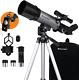 22007 Travel Scope 60 Dx Portable Refractor Telescope With Smartphone Adapter