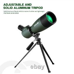 25-75X70 Zoom Spotting Scope with Tripod Long Range Target Shooting Bird Watch