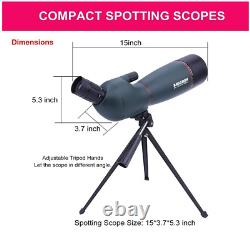 25-75x70mm HD Spotting Scopes BAK4 Prism FMC Zoom Waterproof Telescope