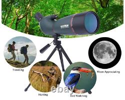 25-75x70mm HD Spotting Scopes BAK4 Prism FMC Zoom Waterproof Telescope