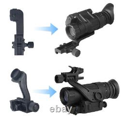 3X Night Vision Scope PSV-14 Monocular IR Hunting Helmet Telescope Camera &Mount