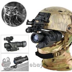 3X Night Vision Scope PSV-14 Monocular IR Hunting Helmet Telescope Camera &Mount