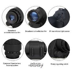 3X Night Vision Scope PSV-14 Monocular IR Hunting Helmet Telescope Camera &Mount