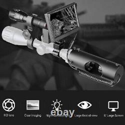 4.3 1080P Wildlife Rifle Scope Sight Camera 850nm IR Torch Telescopic Hunting