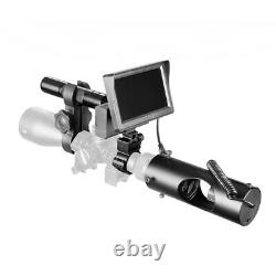 4.3 Rifle Scope Sight Camera 850nm IR Night Vision Telescopic Hunting 100-200M