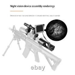 4.3 Rifle Scope Sight HD 720P Camera 850nm IR Night Vision Telescopic Hunting