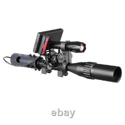 4.3inch HD Rifle Scope Sight Camera 850nm IR Night Vision Telescopic for Hunting
