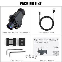 4K Handheld Infrared Night Vision dual-Telescopic Scope Scope 1.5km thermography