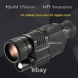 5x40 Infrared IR Night Vision Digital Video Camera Monocular Scope Telescope NEW