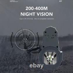850nm IR Night Vision Monocular Cross Cursor Infrared Scope Telescope 7X + Laser