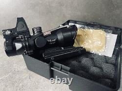 ACOG 4x32 Illuminated Scope Fibre Optic Sight Airsoft