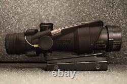 ACOG TA31 4x32 illuminated Scope red chevron Sight Airsoft + Kill Flash