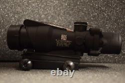 ACOG TA31 4x32 illuminated Scope red chevron Sight Airsoft + Kill Flash