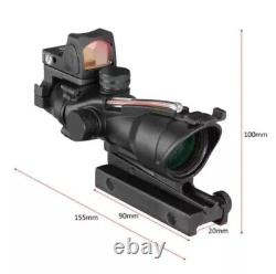 ACOG TA31 RMR 4x32 Illuminated Fibre Optic Sight Scope with RMR Airsoft