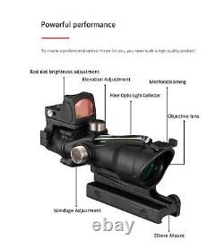 ACOG TA31 RMR 4x32 Illuminated Fibre Optic Sight Scope with RMR Airsoft