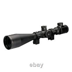 AGS Cobalt 6-24x50 SF Red Green IR Mil Dot 30mm Rifle Scope + Mounts AGSS62450IR