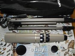 BAUSCH & LOMB `THE DISCOVERER` ZOOM TELESCOPE or SPOTTING SCOPE + VELBON TRIPOD