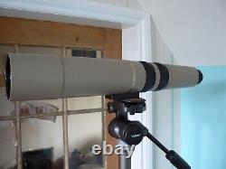 BAUSCH & LOMB `THE DISCOVERER` ZOOM TELESCOPE or SPOTTING SCOPE + VELBON TRIPOD