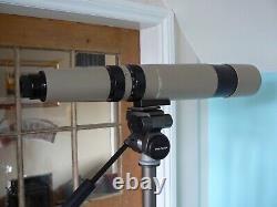 BAUSCH & LOMB `THE DISCOVERER` ZOOM TELESCOPE or SPOTTING SCOPE + VELBON TRIPOD