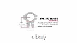 BKL388 30mm 120 MOA Adjustable 1 Piece 3/8-11mm Airgun. 22 Dovetail Mount Ring