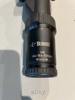 BURRIS laser scope Ballistic III X96 4x-16x-50mm focus with Picattiny base