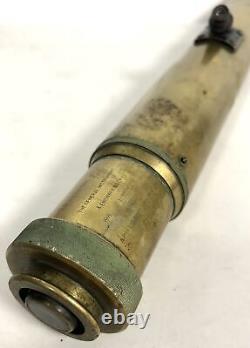 British WWI Era 1918 Dated GS Telescope 8 Observer Artillery Sighting Scope