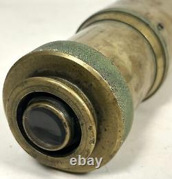 British WWI Era 1918 Dated GS Telescope 8 Observer Artillery Sighting Scope