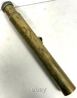 British WWI Era 1918 Dated GS Telescope 8 Observer Artillery Sighting Scope