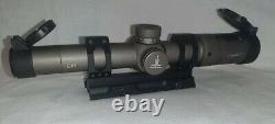 Bronze EO 1.2-6x24 Ultra Compact SFP Scope + Standard Mount 22. LR Airsoft