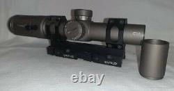 Bronze EO 1.2-6x24 Ultra Compact SFP Scope + Standard Mount 22. LR Airsoft