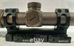 Bronze EO 1.2-6x24 Ultra Compact SFP Scope + Standard Mount 22. LR Airsoft