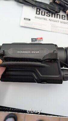 Bushnell Digital Night Vision Scope Equinox X650 Tripod SD Cards HuntingWildlife