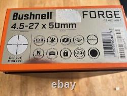 Bushnell Forge 4.5-27×50mm (LONG RANGE 1100yds+) scope, black, MOA, FFP