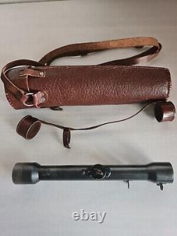 Carl Zeiss Jena ZIELVIER telescopic sight. Scope rifle site German sniper +case