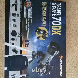 Celestron 22035 Travel Scope DX 70mm Portable Refractor Telescope