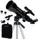 Celestron Travel Scope 70 Portable Refractor Telescope Kit With Backpack, Black