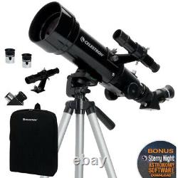 Celestron Travel Scope 70 Refractor Astro Terrestrial Telescope #21035 (UK) BNIB