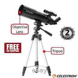 Celestron Travel Scope 80mm f/5 AZ Refractor Telescope 22030 (UK Stock)