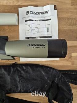 Celestron Ultima 20-60x80mm Angled Zoom Refractor Spotting Scope