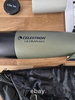 Celestron Ultima 20-60x80mm Angled Zoom Refractor Spotting Scope