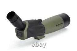 Celestron Ultima 20-60x80mm Angled Zoom Refractor Spotting Scope with Case