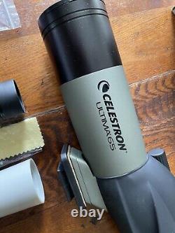 Celestron Ultima 65 18-55 Birdwatching Spotting Scope With Eyepiece & Tripod Box