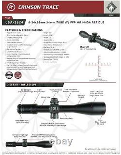 Crimson Trace 6-24X56mm FFP Scope CSA-2624 2-SERIES