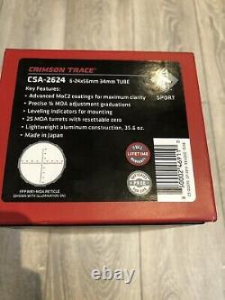 Crimson Trace 6-24X56mm FFP Scope CSA-2624 2-SERIES